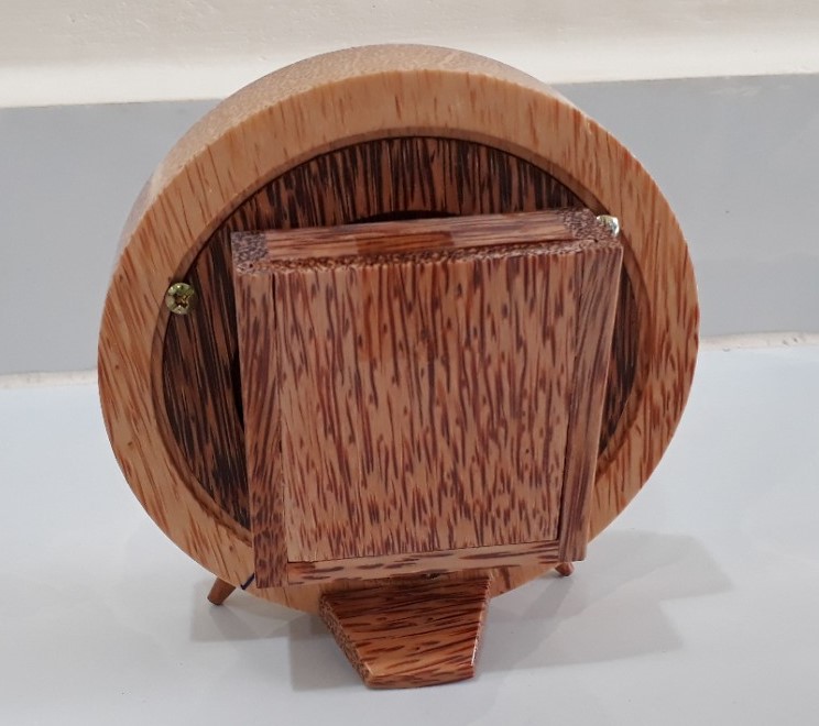 Đồng hồ tròn gỗ dừa