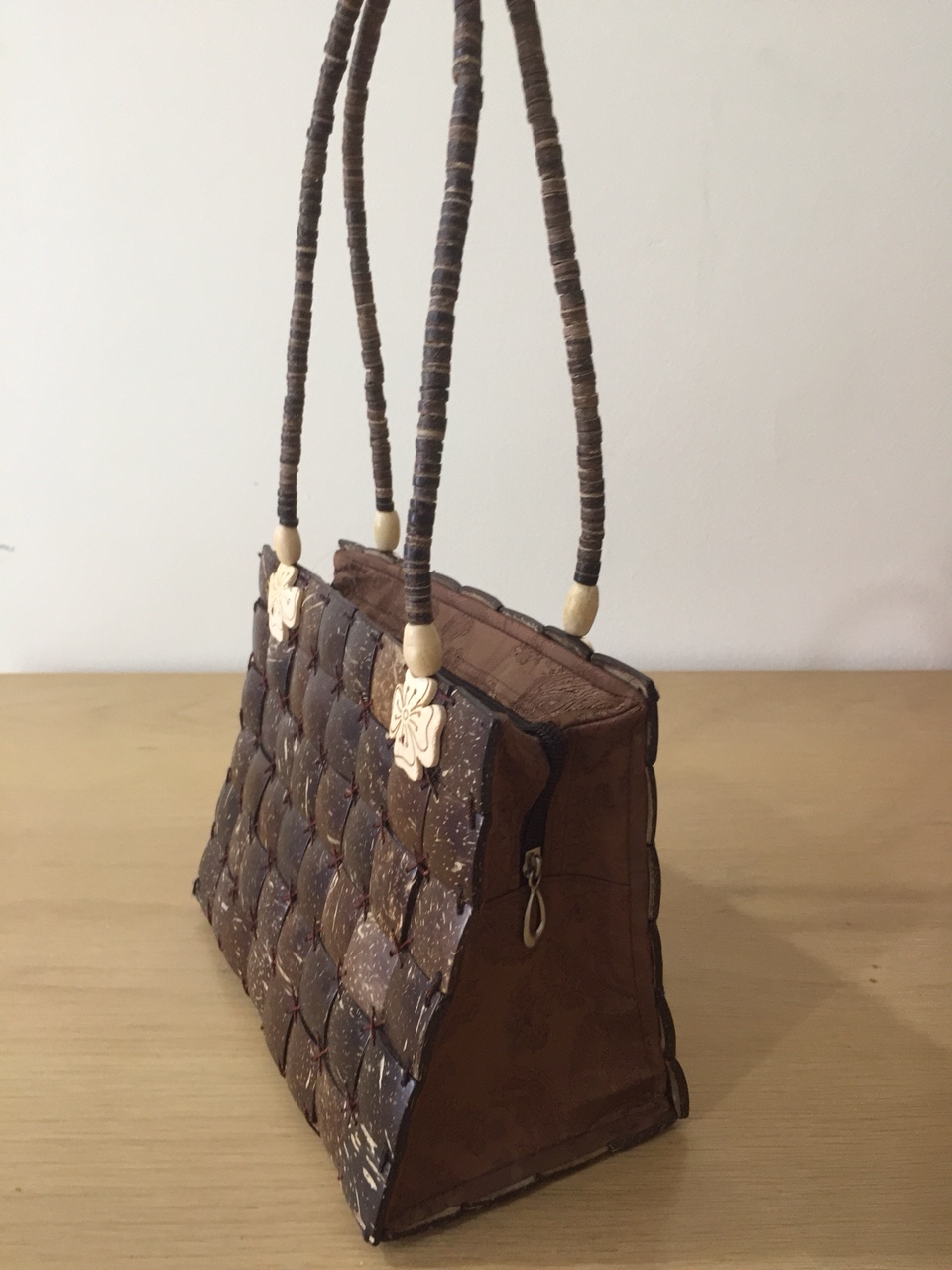 Túi xách gáo dừa thời trang mỹ nghệ bằng gáo gừa chữ nhật
