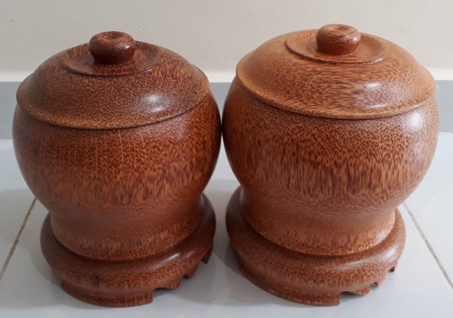 Vỏ bình ủ ấm trà gỗ dừa size lớn Vỏ bình ủ ấm trà gỗ dừa size lớn