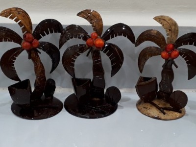 Cây Dừa Nhỏ Làm Từ Gáo Dừa Mỹ Nghệ